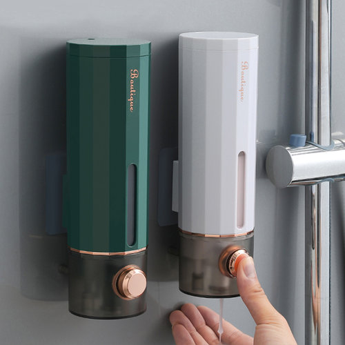 居家家免打孔皂液器挂壁器分装瓶