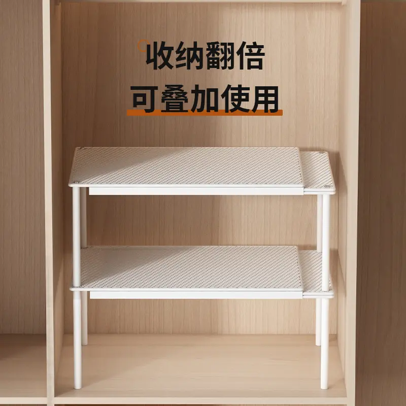 衣柜分层隔板可伸缩柜子隔断