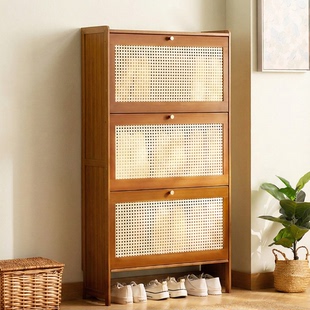 架一体 架子家用走廊门口靠墙玄关窄柜鞋 超薄鞋 柜小户型入户收纳鞋