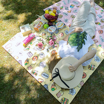 Home outdoor portable picnic mat damp proof mat spring outing mat picnic cloth outdoor waterproof picnic mat