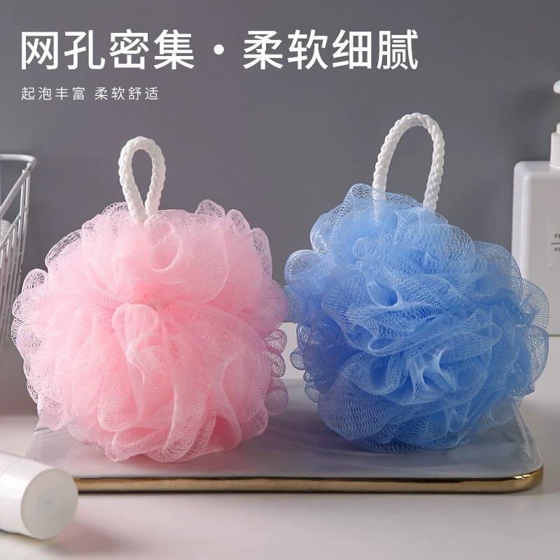 大号沐浴球雪球浴花柔软泡澡球