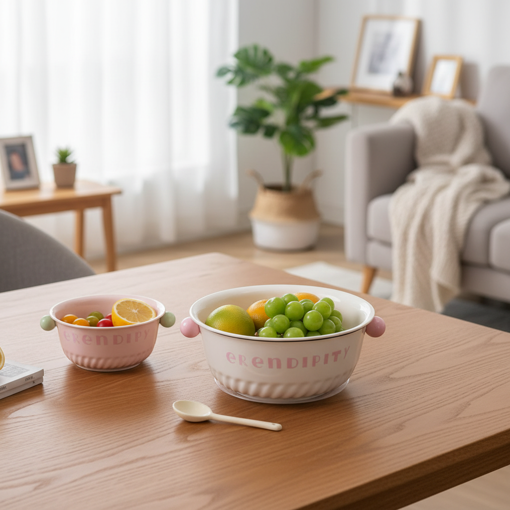 双层洗菜盆沥水篮可爱高颜值果盘