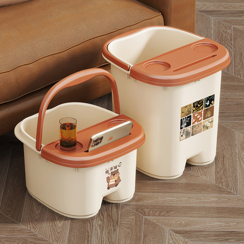 经典款高深保温养生泡脚桶过小腿