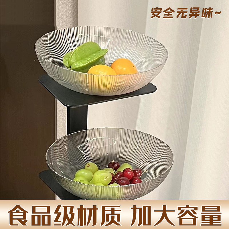 轻奢满天星果盘镀银边高级感茶几