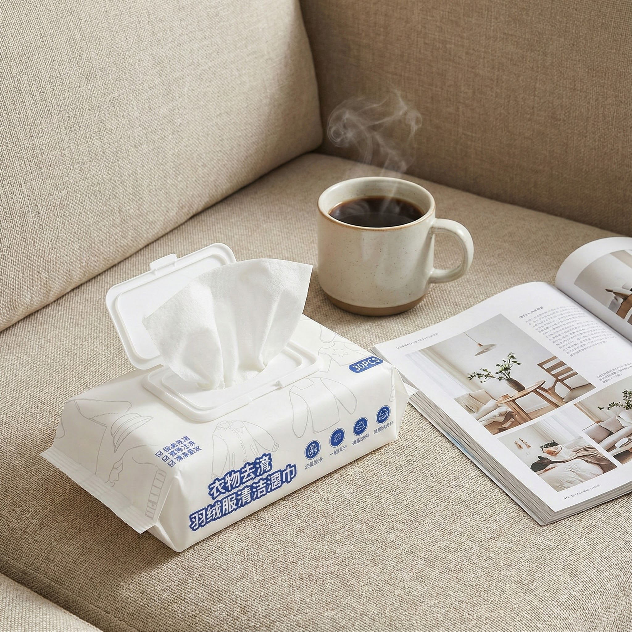 羽绒服清洁湿巾大包免擦拭湿纸巾家用衣物去渍一次性湿巾纸去污渍,洗护清洁剂/卫生巾/纸/香薰,衣物去污湿巾,淘宝优惠券,粉丝福利购,淘宝优惠卷