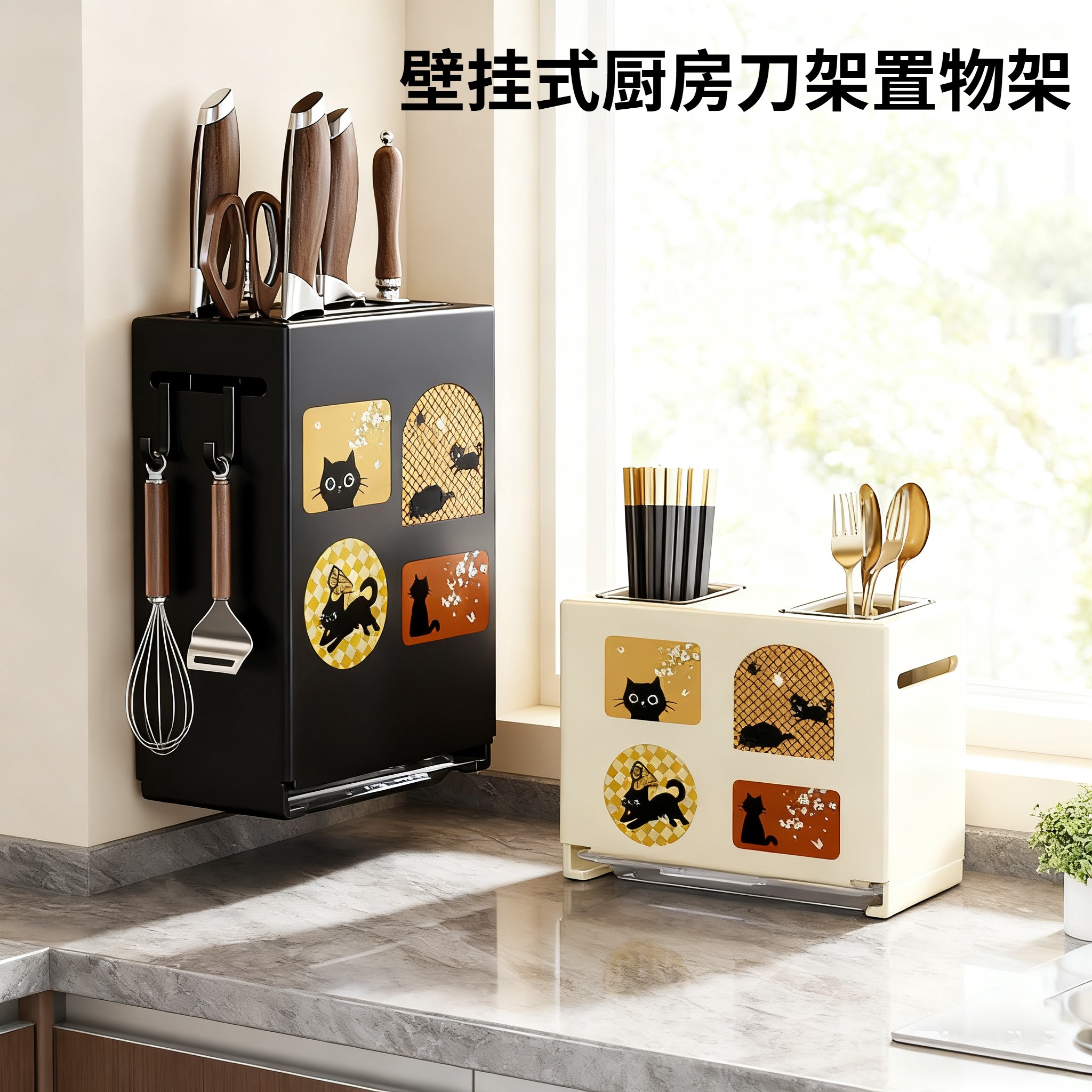 壁挂式筷子筒收纳盒高档新款家用