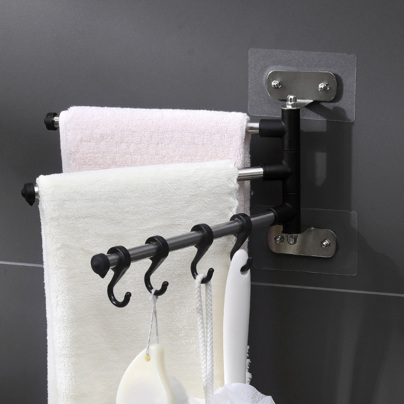 毛巾架置物架居家家卫生间免打孔