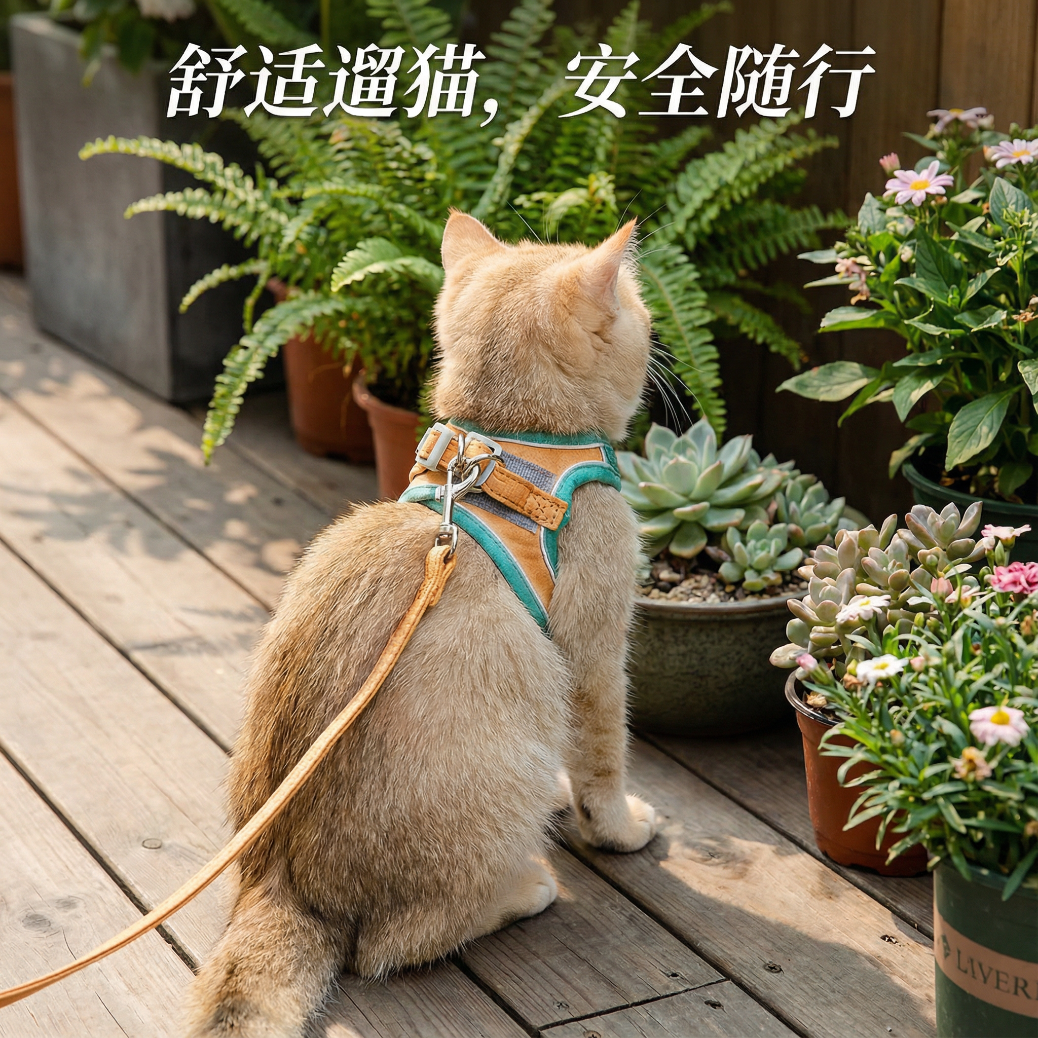 猫咪牵引绳背心式反光胸背带防挣脱外出遛猫专用绳狗狗宠物牵引绳,宠物/宠物食品及用品,猫牵引绳,淘宝优惠券,粉丝福利购,淘宝优惠卷