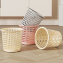 垃圾桶家用客厅卧室厨房厕所卫生间大容量办公室塑料镂空纸篓无盖