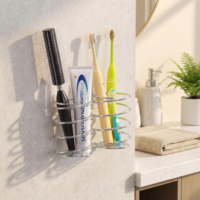 电动牙刷置物架吸盘式免打孔创意