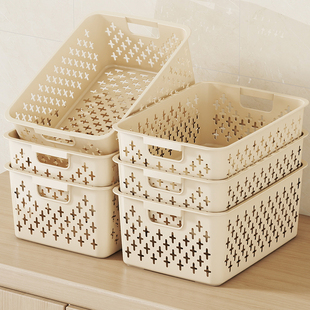 厨房收纳盒锅盖架置物架塑料锅具收纳架橱柜收纳盒收纳筐储物架子