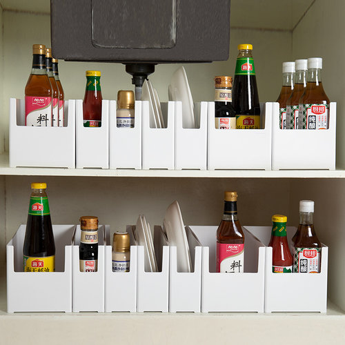 居家家橱柜收纳盒厨房用品整理置物架桌面调料架水槽下杂物收纳筐 - 封面