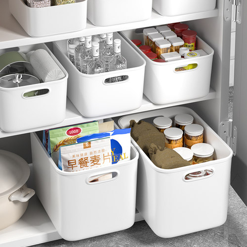 简约日式带盖叠加收纳杂物收纳箱