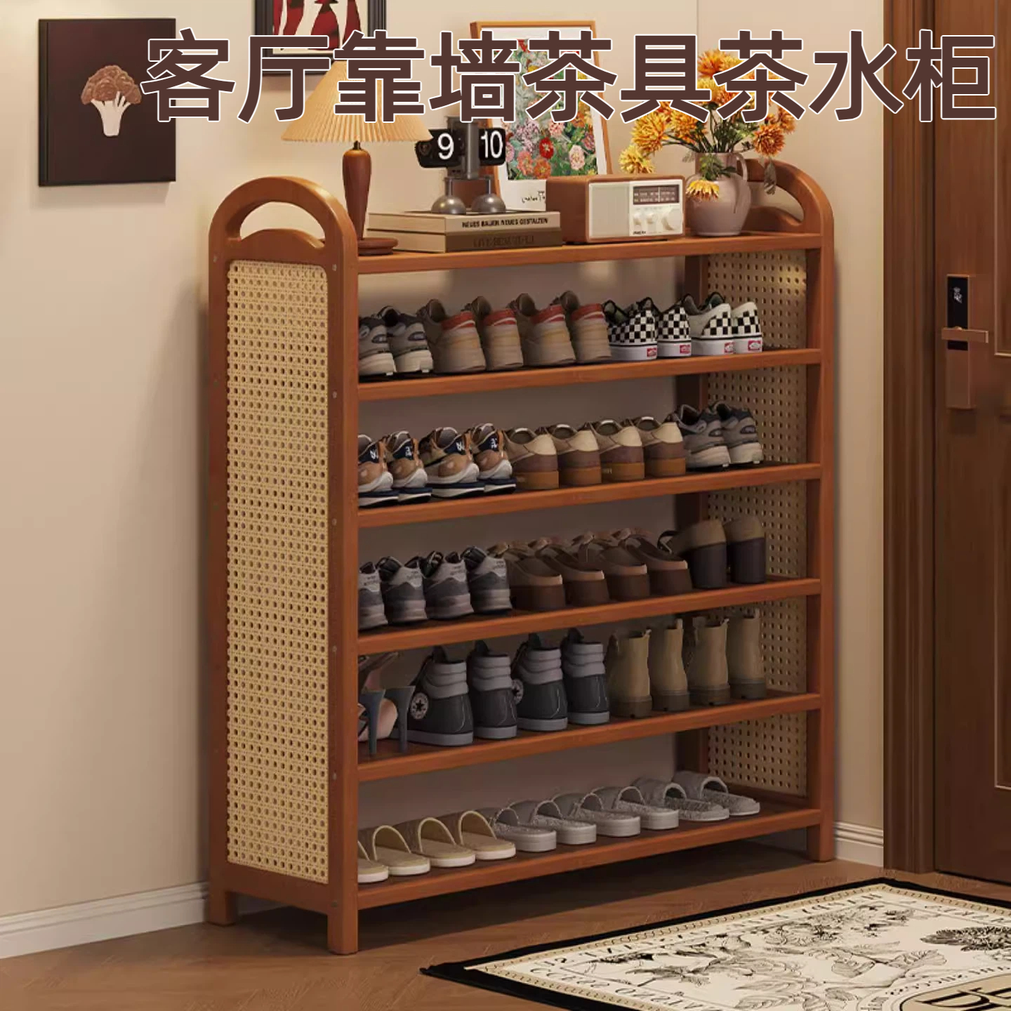 鞋柜家用门口简易收纳鞋架多层