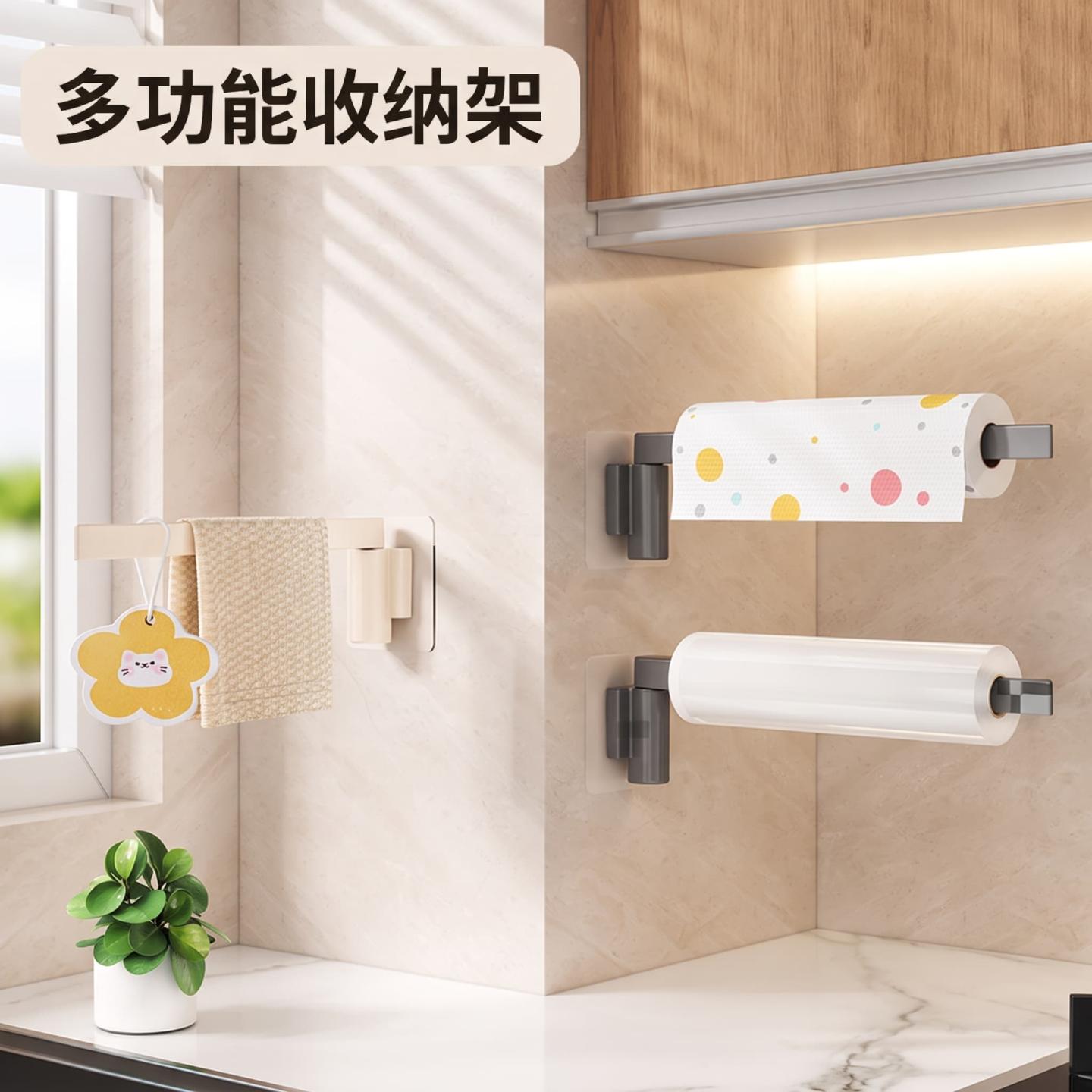 可旋转浴室毛巾架免打孔卫生间图片