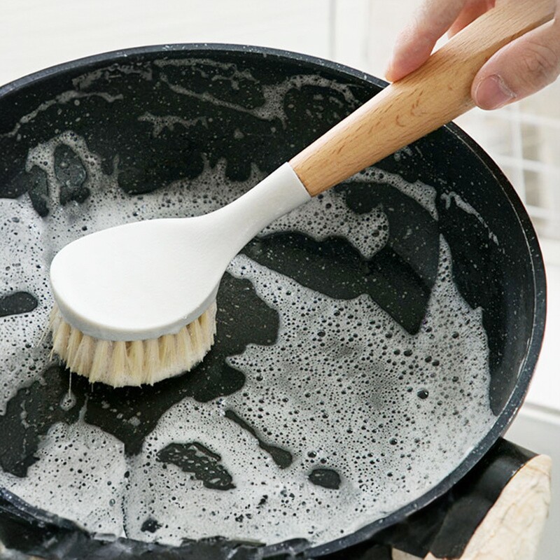 厨房锅刷家用长柄刷锅洗碗清洁刷清理刷子碗刷洗锅神器多功能锅刷