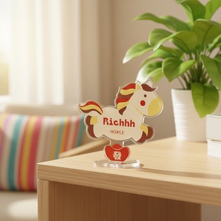 马上发财创意摆件办公桌面工位寓意装饰品乔迁新年装饰小摆件家居