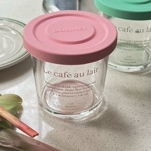 字母玻璃密封罐水果小菜杂物收纳罐 法式 green house