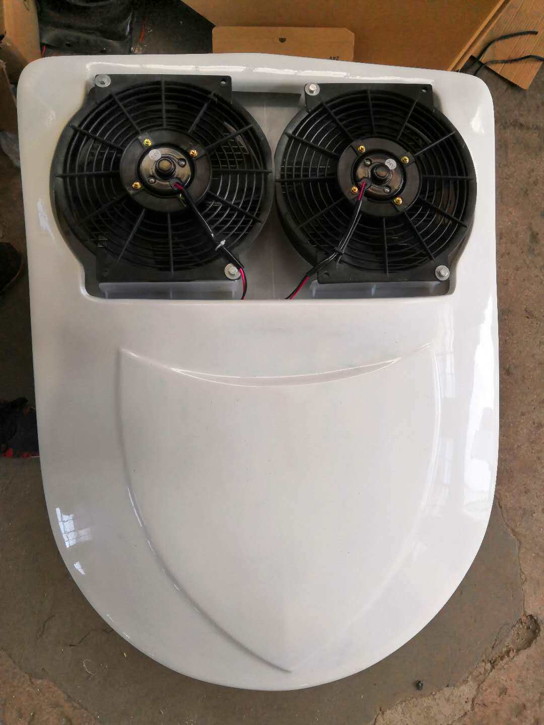 锐龙24v电动驻车空调一体机顶置中央解放货车奔驰房车救护车12v