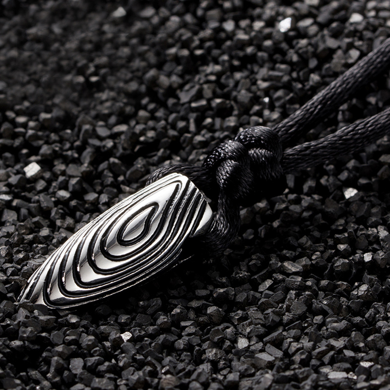 战狼子弹项链男潮个性简约钛钢弹头男士吊坠嘻哈潮男军旅饰品百搭