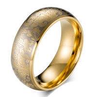 Divine Beast Taotie men's ring, a trendy and stylish single man's index finger tail ring, a retro Chinese-style ring thumbnail 2