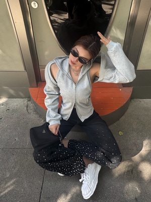 THEA买手店SENSEAWEEK26春夏新款满天星直筒牛仔裤