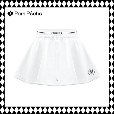 THEA买手店POMPECHE 25早春新款网球运动休闲网眼半身裙女