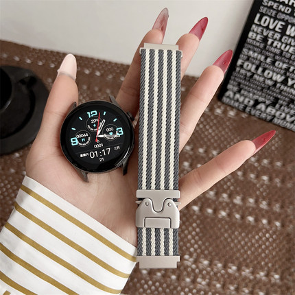 适用小米S4sport表带编织watchS32硅胶手表带s1Pro运动color男款
