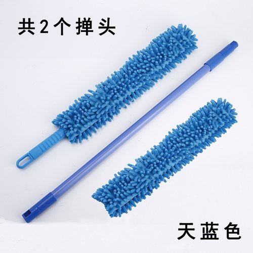 客房屋顶家庭长柄伸缩杆鸡毛掸子死角双面窗台除尘扫灰帮手多用新