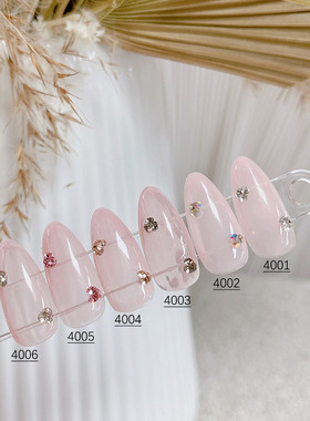 2023爆款指甲饰品装饰钻石捷克奥沙奥钻尖底闪钻pp14堆钻美甲店用