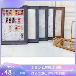 美甲店用 工具展示板甲油胶色板纹理相框浮雕作品打版 2022爆款 日式