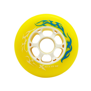 速滑轮子90MM儿童成人轮滑鞋配件溜冰鞋轮子专业速度竞赛大饼轮子