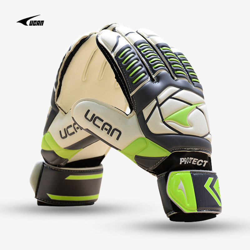 Wokai: UCAN Ruike new style goalkeeper thickened finger guard gloves Football goalkeeper gloves VD8511