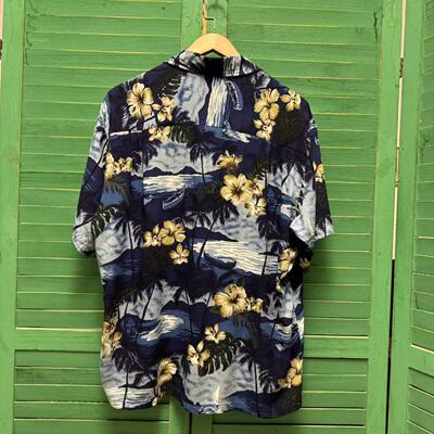 美国制 夏威夷制 reserve made in hawaii  夏威夷 衬衫 全 rayon
