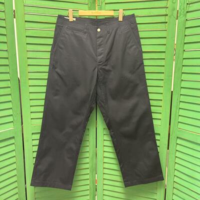 全新仅试穿 日本制 SASSAFRAS 工装裤 纯棉厚款 未脱浆 XL码 藏蓝