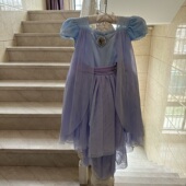 原359元 柔软舒服不掉粉 爱莎公主裙蓬蓬裙 疯抢疯抢女童 带拖尾