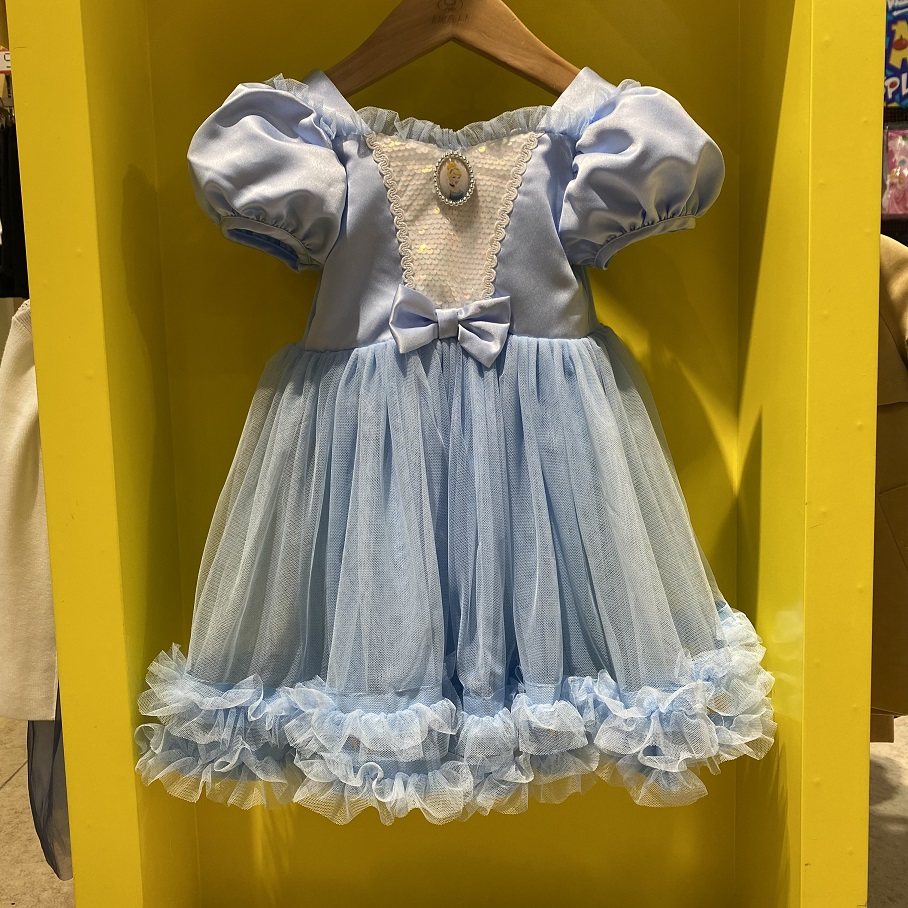 爆美新品 迪家灰姑娘短款亮片蓬蓬纱转圈超美公主连衣裙 不掉粉