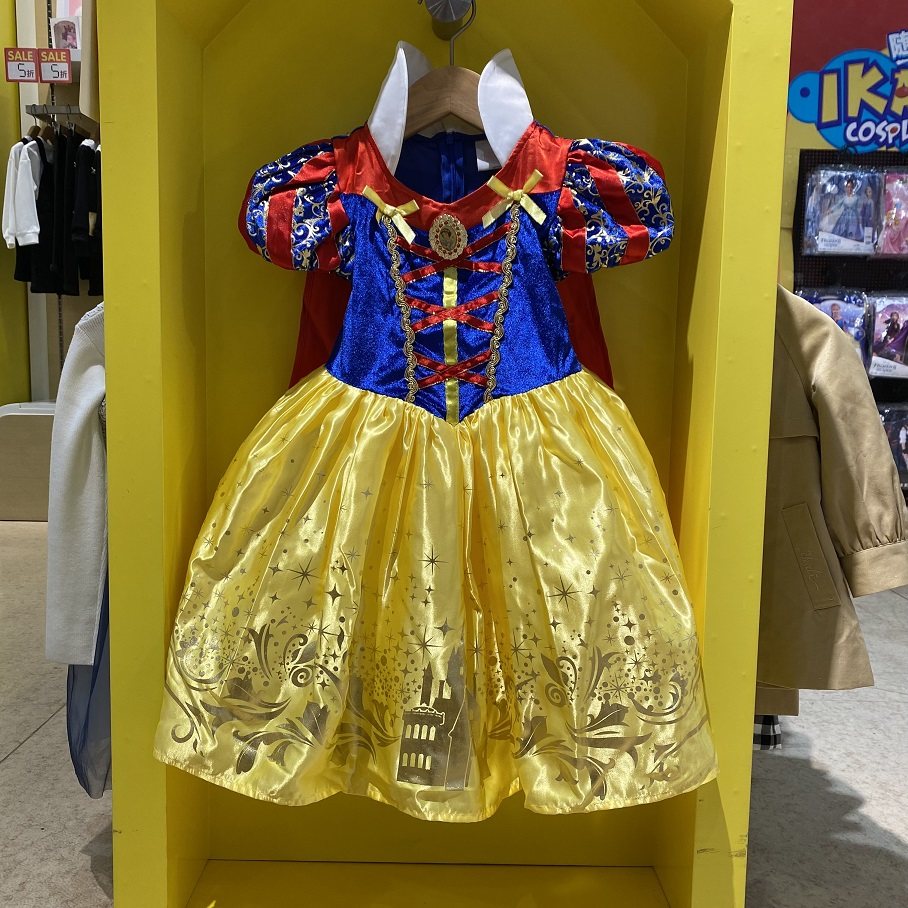 六一礼物特价推荐无可挑剔 白雪公主高档款带披风蓬蓬公主裙短款