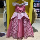 宝藏级睡美人女王既视感专柜599 拖地长款 盖脚裸手工钉珠连衣裙