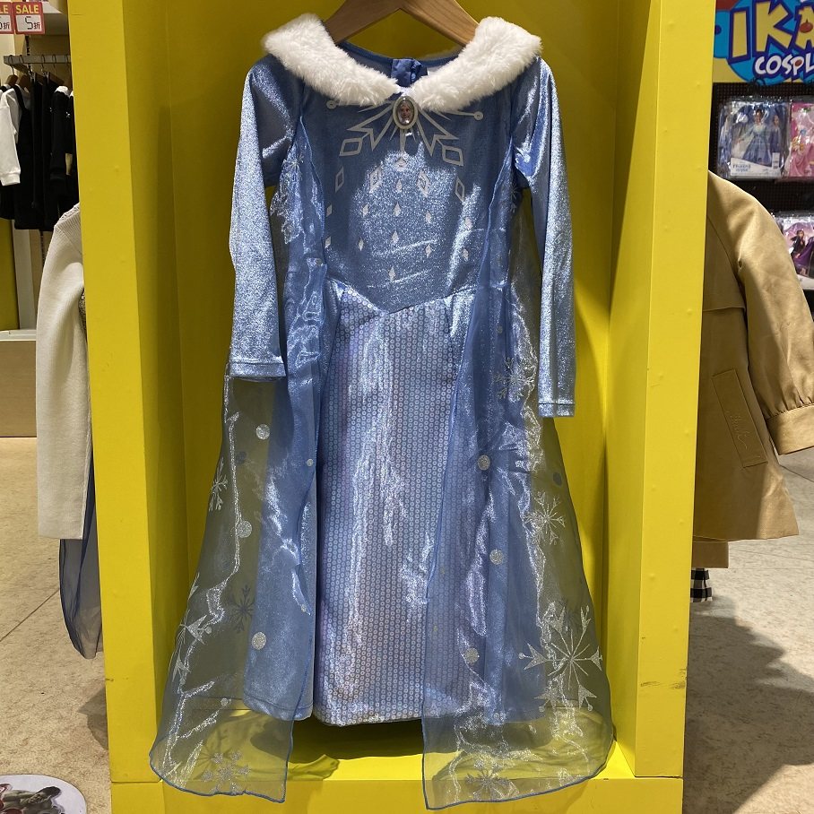 女童春秋长袖公主连衣裙爱莎