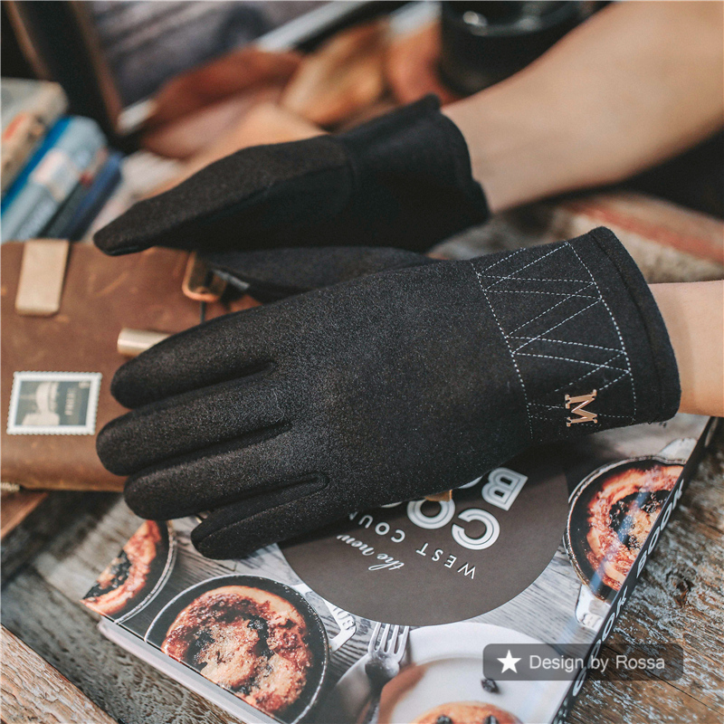Gants pour homme en velours - Ref 2782570 Image 1