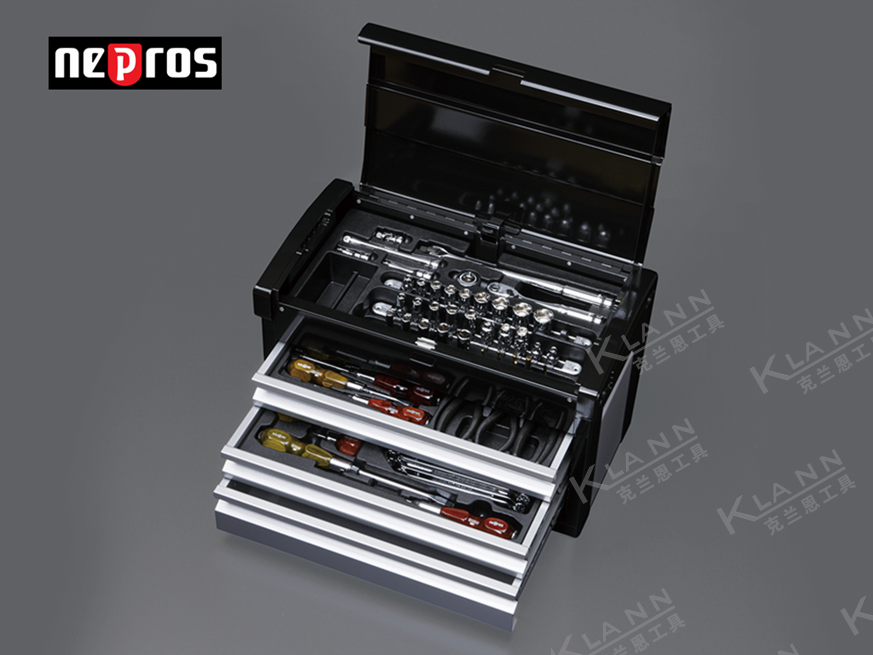 日本京都机械KTC NEPROS 60件组套工具 NTX759A 精品进口工具收藏