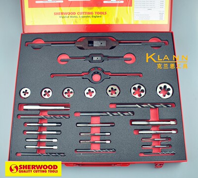 英国SHERWOOD 英制28件BSW攻丝组套SHR-086-9992K 克伦威尔工具