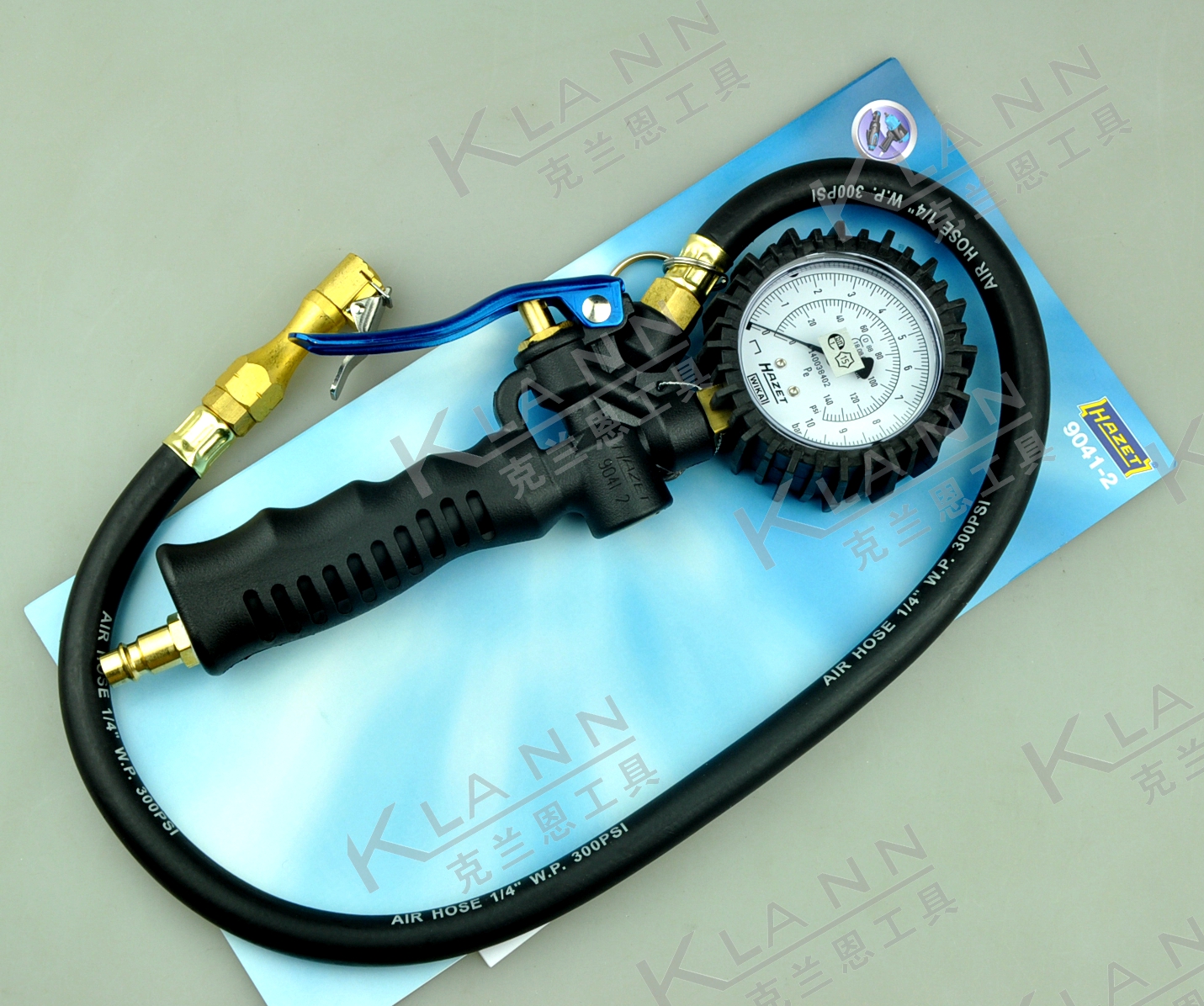 德国HAZET 9041-2 轮胎充气枪 胎压校正 进口高端汽车专用工具