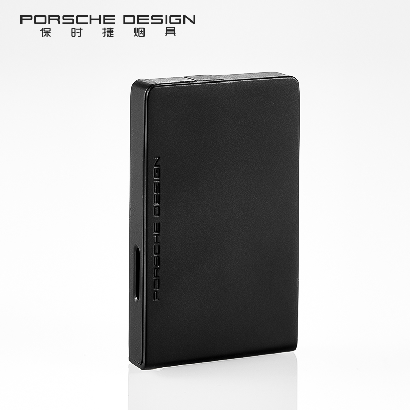 德国保时捷高档直喷打火机可充气防风蓝焰男士简约商务送男友刻字