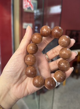 印度老东加檀香老料2.0沉水香料手串文玩精品