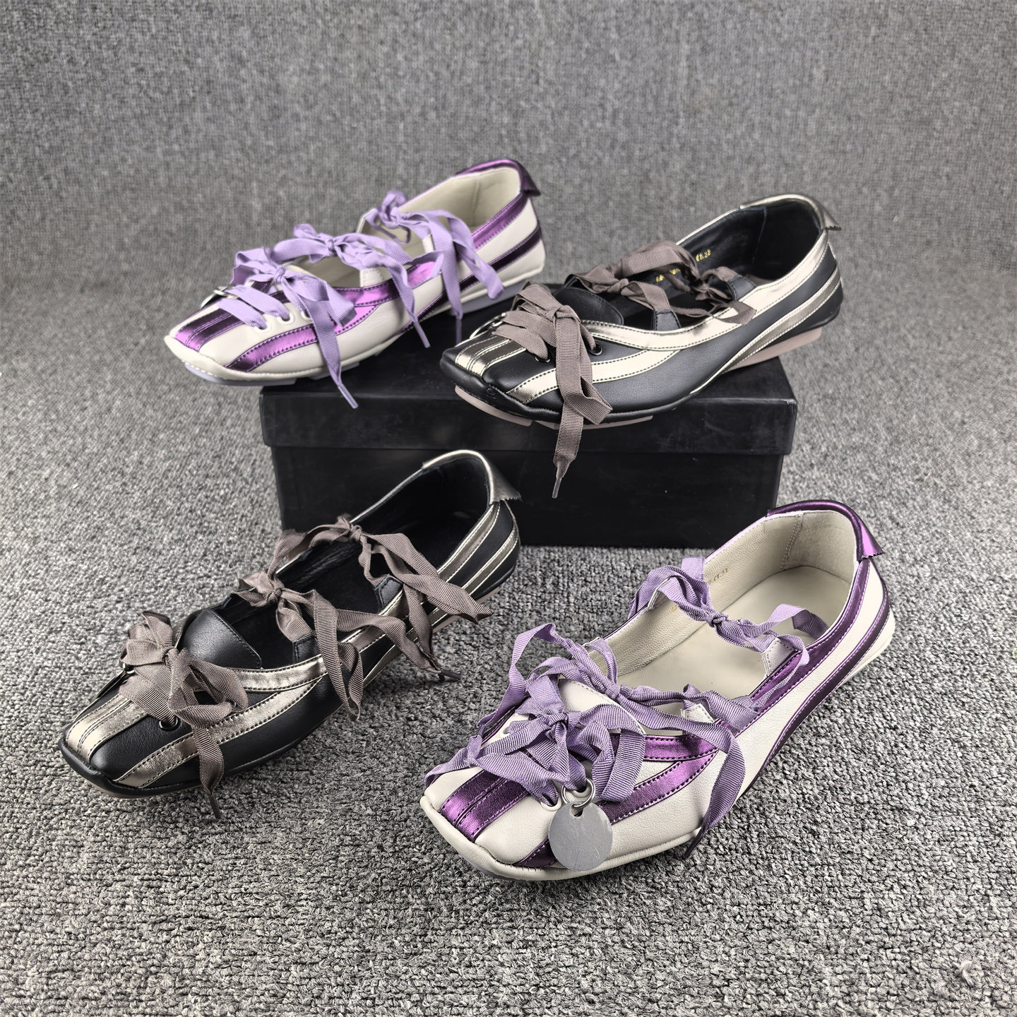 头层牛皮版～保龄球手工女鞋春秋款平底软面浅口真皮芭蕾舞蹈单鞋