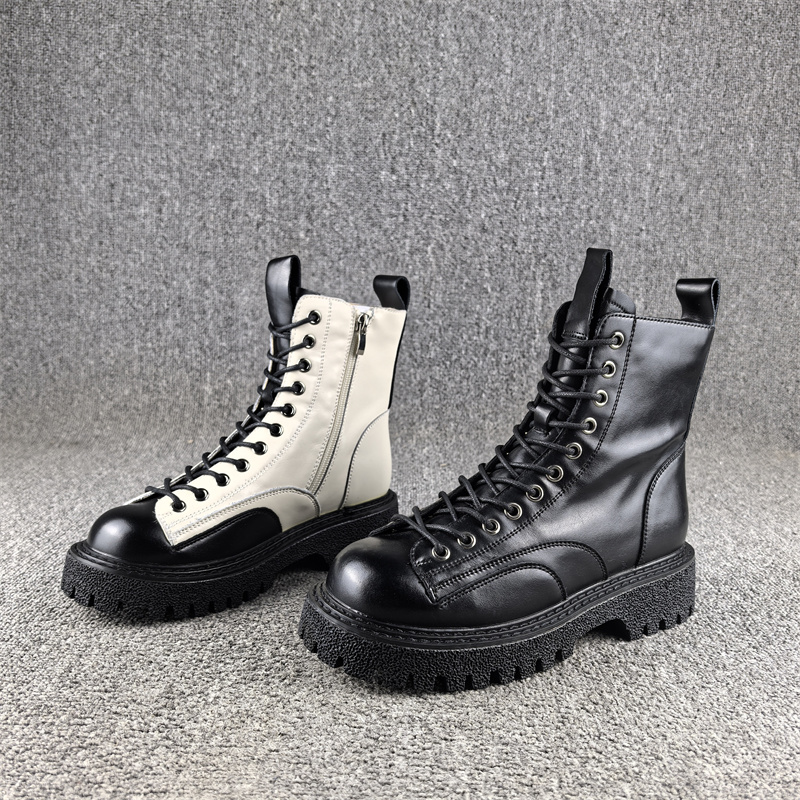 断码清仓处理时尚休闲真皮马丁靴女秋冬新款舒适百搭短筒单靴子女