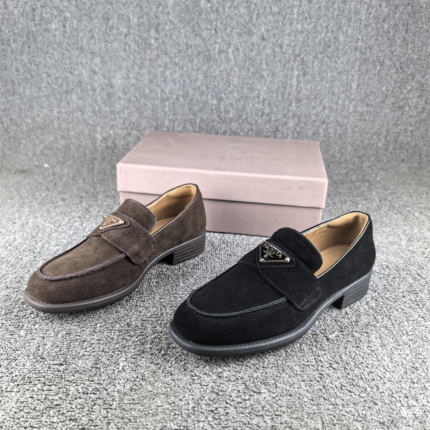 断码处理休闲真皮手工女鞋春秋新款平底软面套脚牛反绒皮乐福鞋女