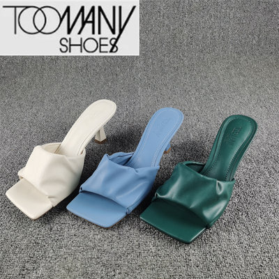 Toomanyshoes时尚气质百搭凉拖女